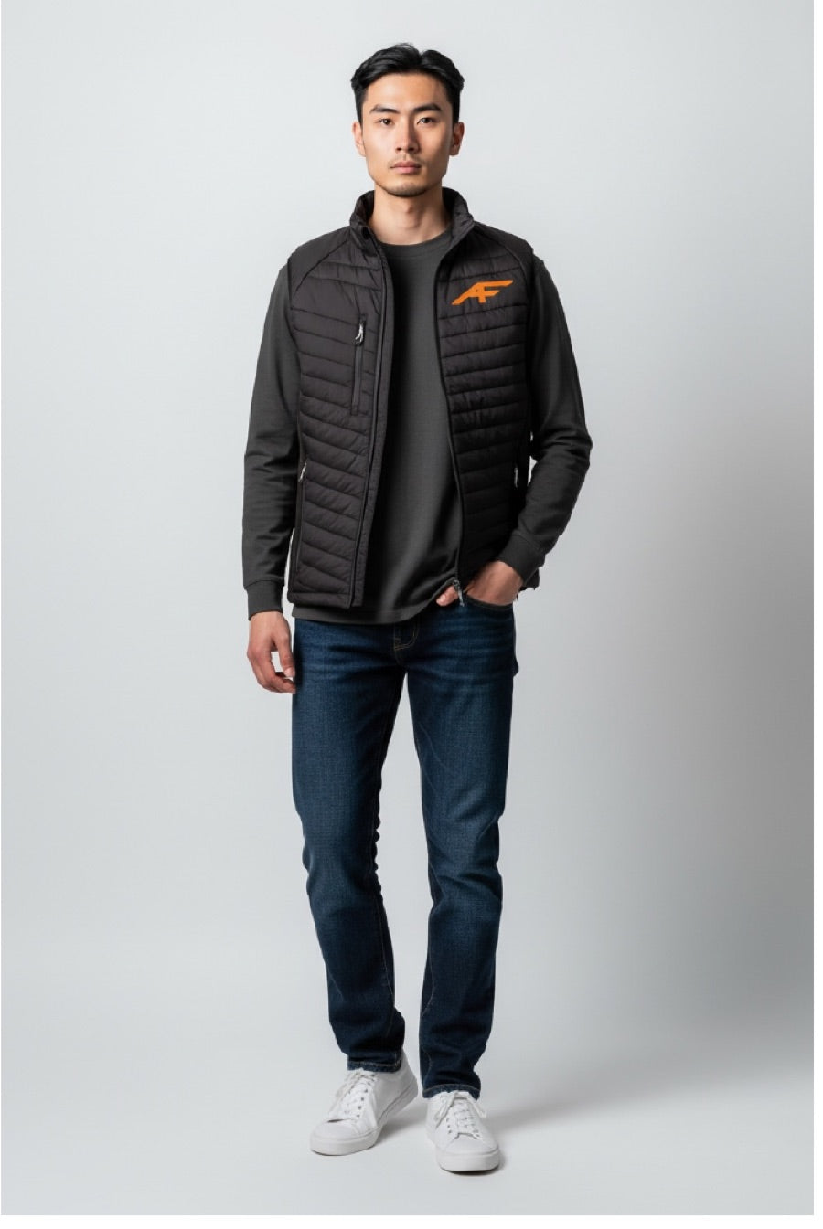 Adult Padded Gilet | AF (model, depiction)