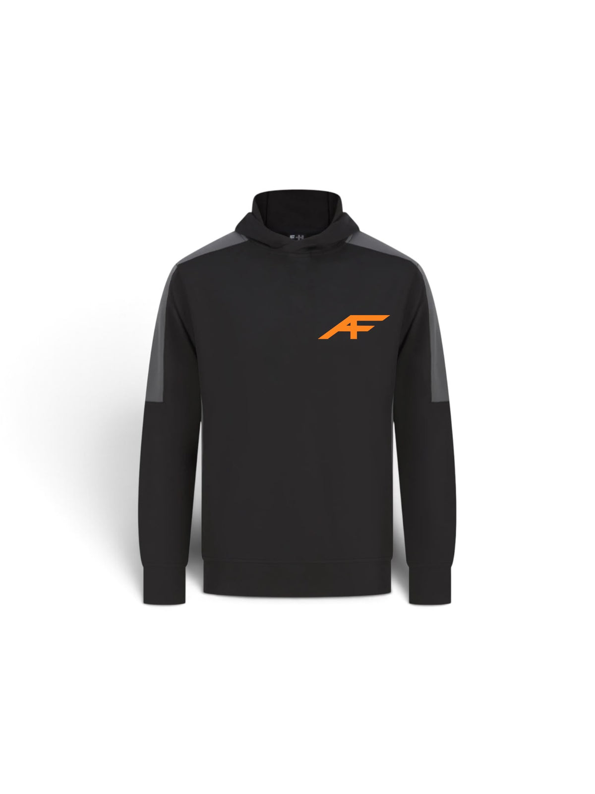 Adult Team Hoodie, Black and Grey | AF (depiction)