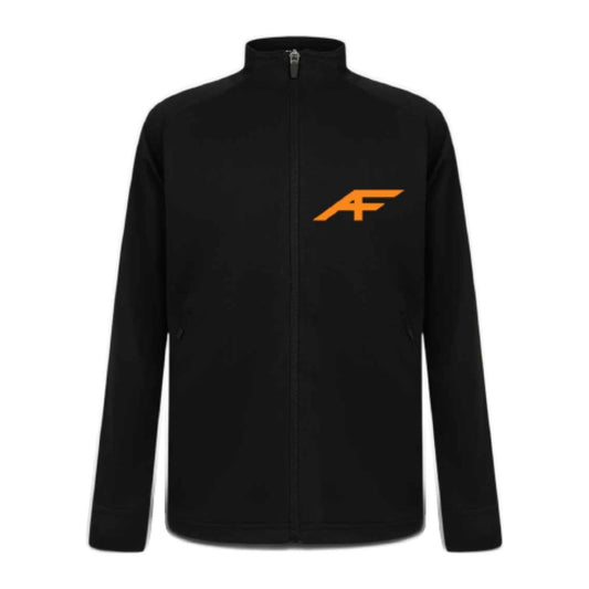 Junior Full Zip Team Top, All Black | AF (depiction)